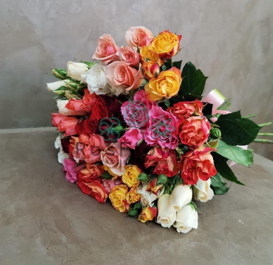 Букет цветов из: Розы в Волжский