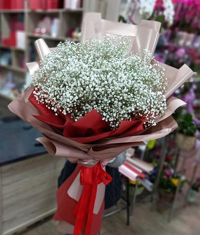 Букет цветов из: Гипсофила в Волжский