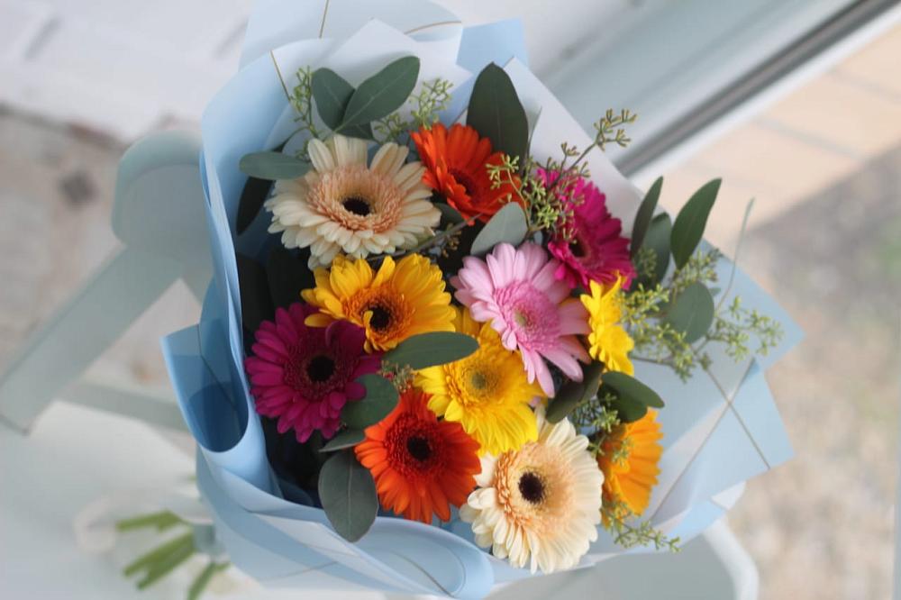 Букет цветов из: Герберы в Волжский