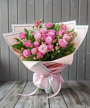 Букет Розовый кустик #REPLACE_PRED# Волжский