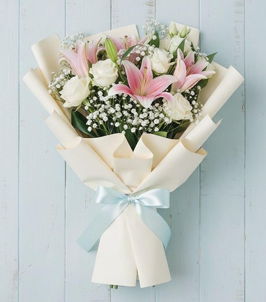 Букет цветов из: Лилии в Волжский