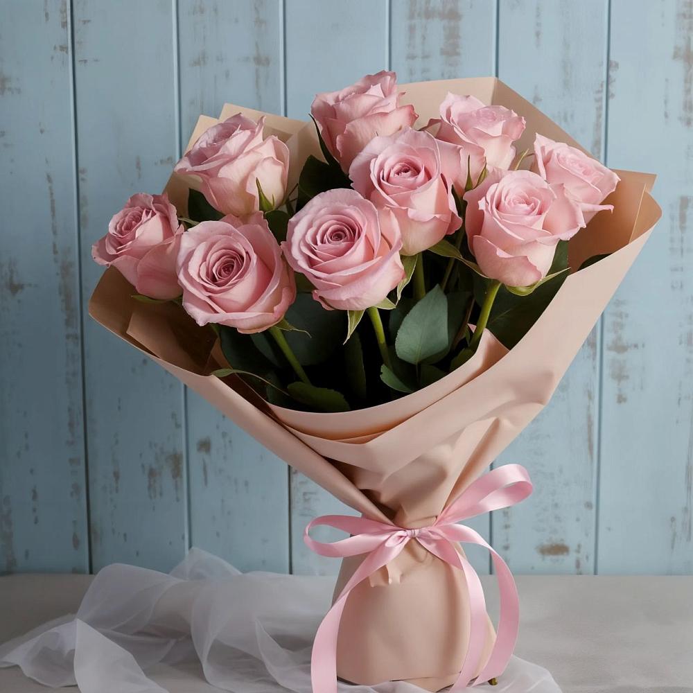 Букет цветов из: Розы в Волжский