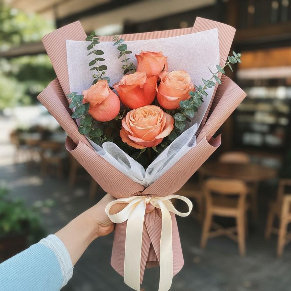 Букет цветов из: Розы в Волжский