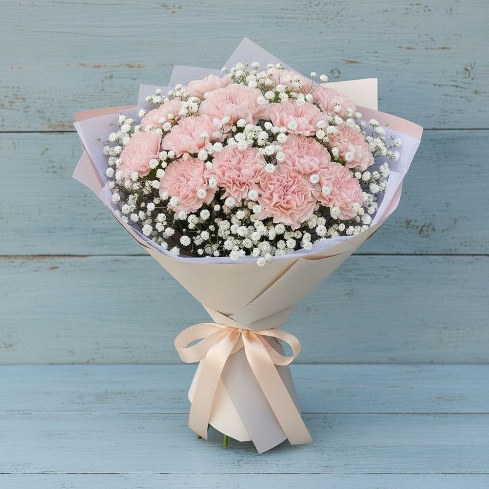 Букет цветов из: Гвоздики в Волжский