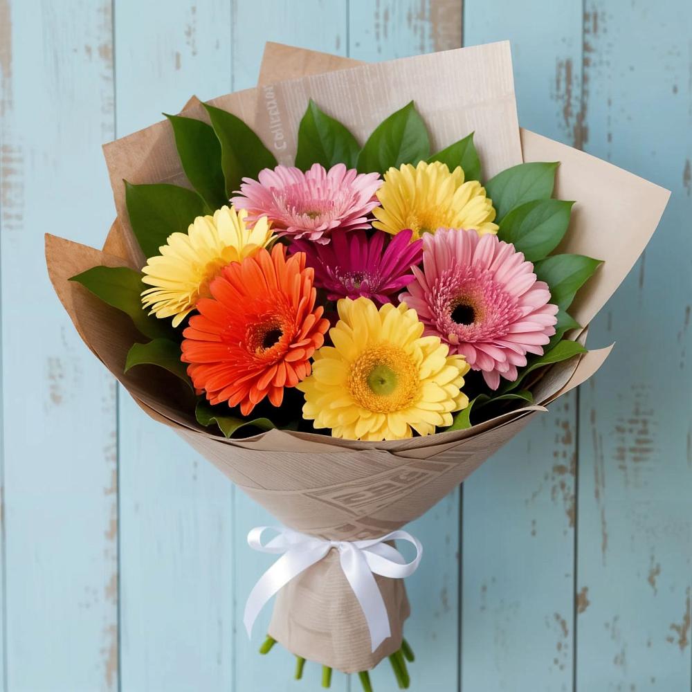 Букет цветов из: Герберы в Волжский