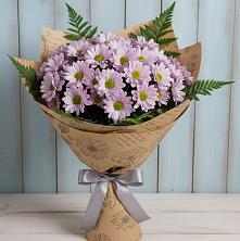 Букет цветов из:  Хризантемы в Волжский