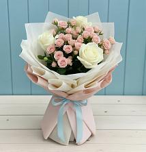 Букет цветов из:  Розы в Волжский