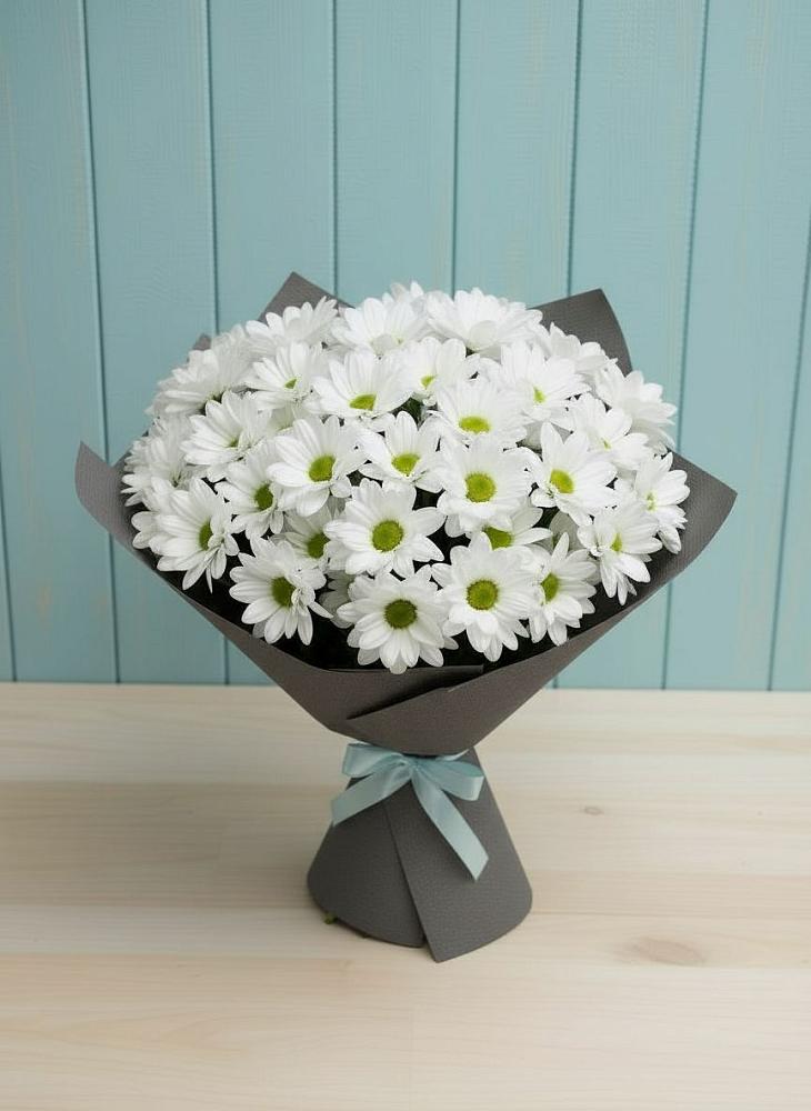 Букет цветов из: Хризантемы в Волжский