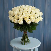 Букет 51 Белая роза Эдлесс Лав #REPLACE_PRED# Волжский