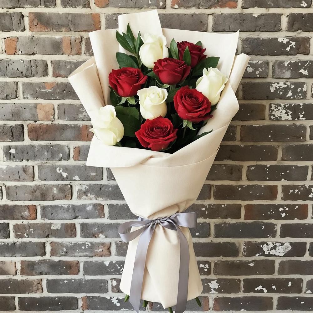 Букет цветов из: Розы в Волжский