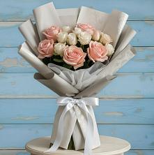 Букет цветов из:  Розы в Волжский