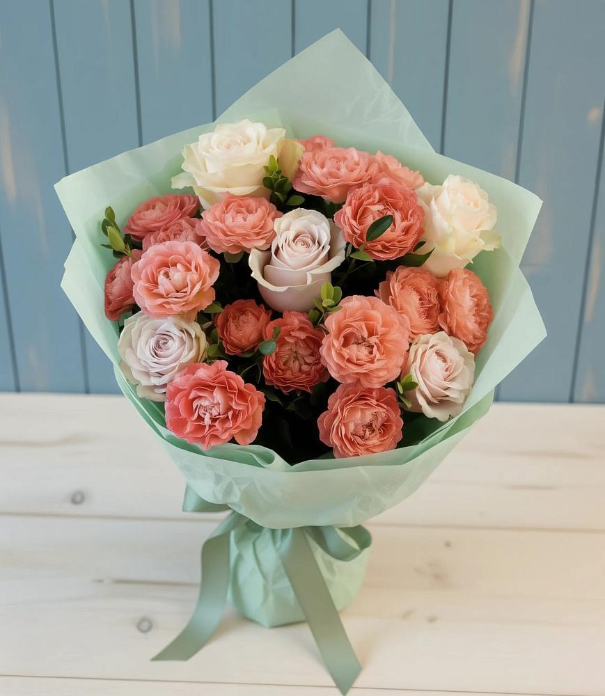 Букет цветов из: Розы в Волжский