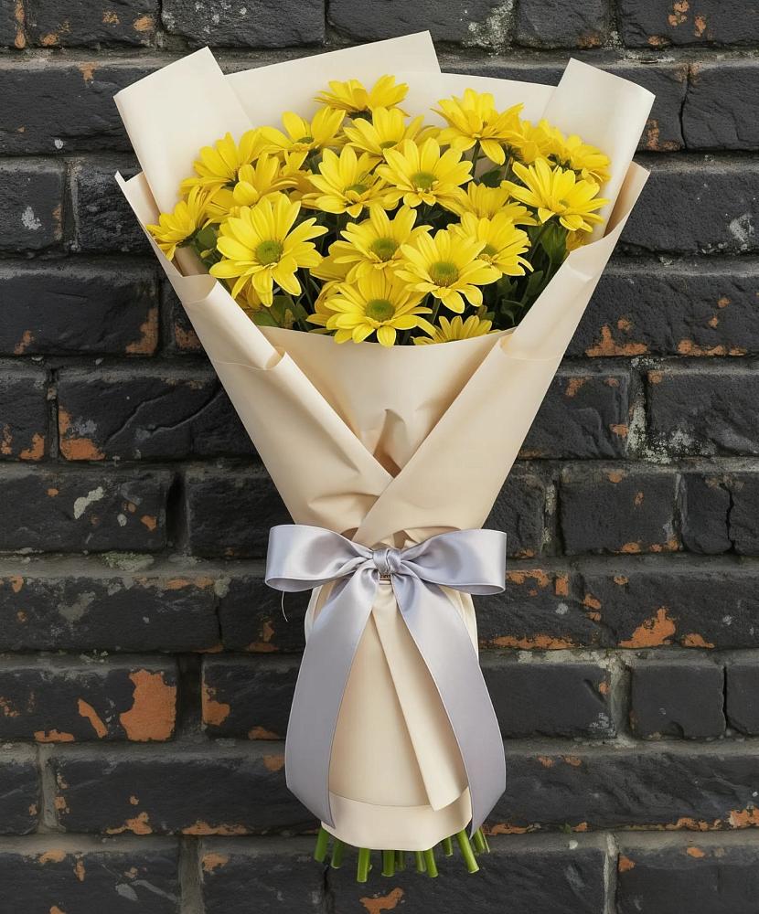 Букет цветов из: Хризантемы в Волжский