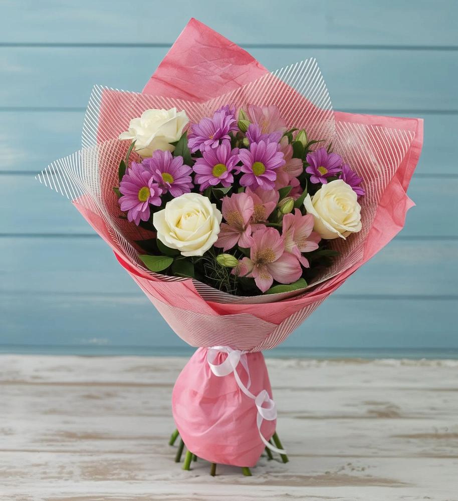 Букет цветов из: Герберы в Волжский