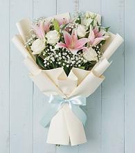 Букет цветов из:  Лилии в Волжский