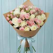 Букет цветов из:  Розы в Волжский